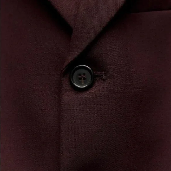 NWT Zara Pocket Blazer Eggplant Women Large - Picture 6 of 9